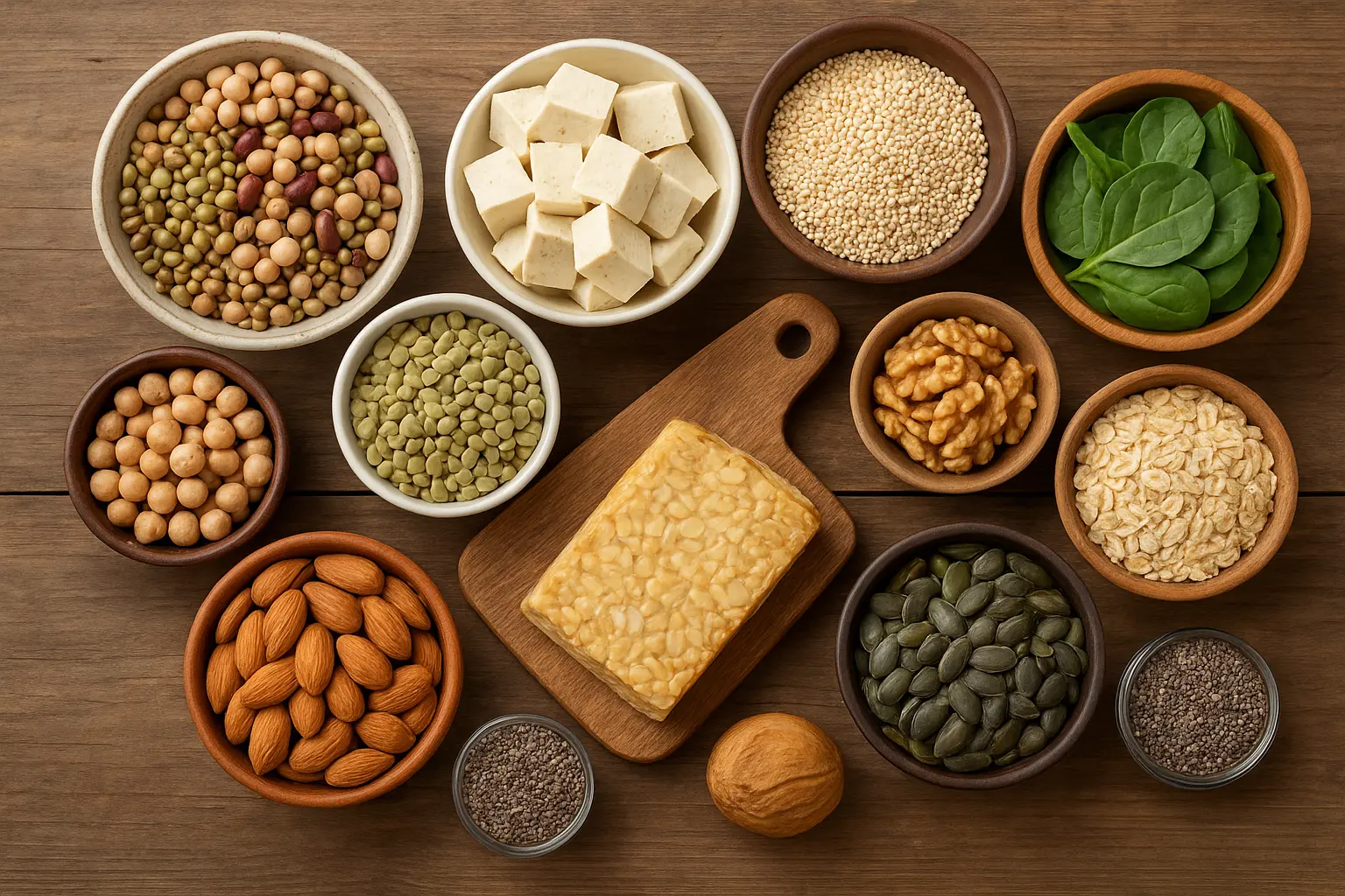 Vejetaryenler İçin Protein Kaynağı Alternatifleri