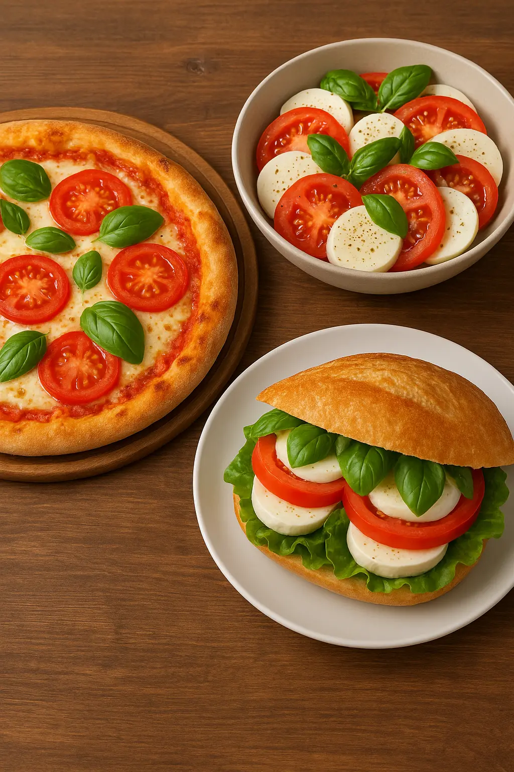 Mozzarella Peyniri Pizza, Sandviç ve Salatalardaki Önemi