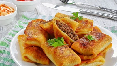 Kıymalı Krep Börek Tarifi