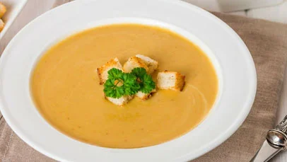 Soslu Mercimek Çorbası